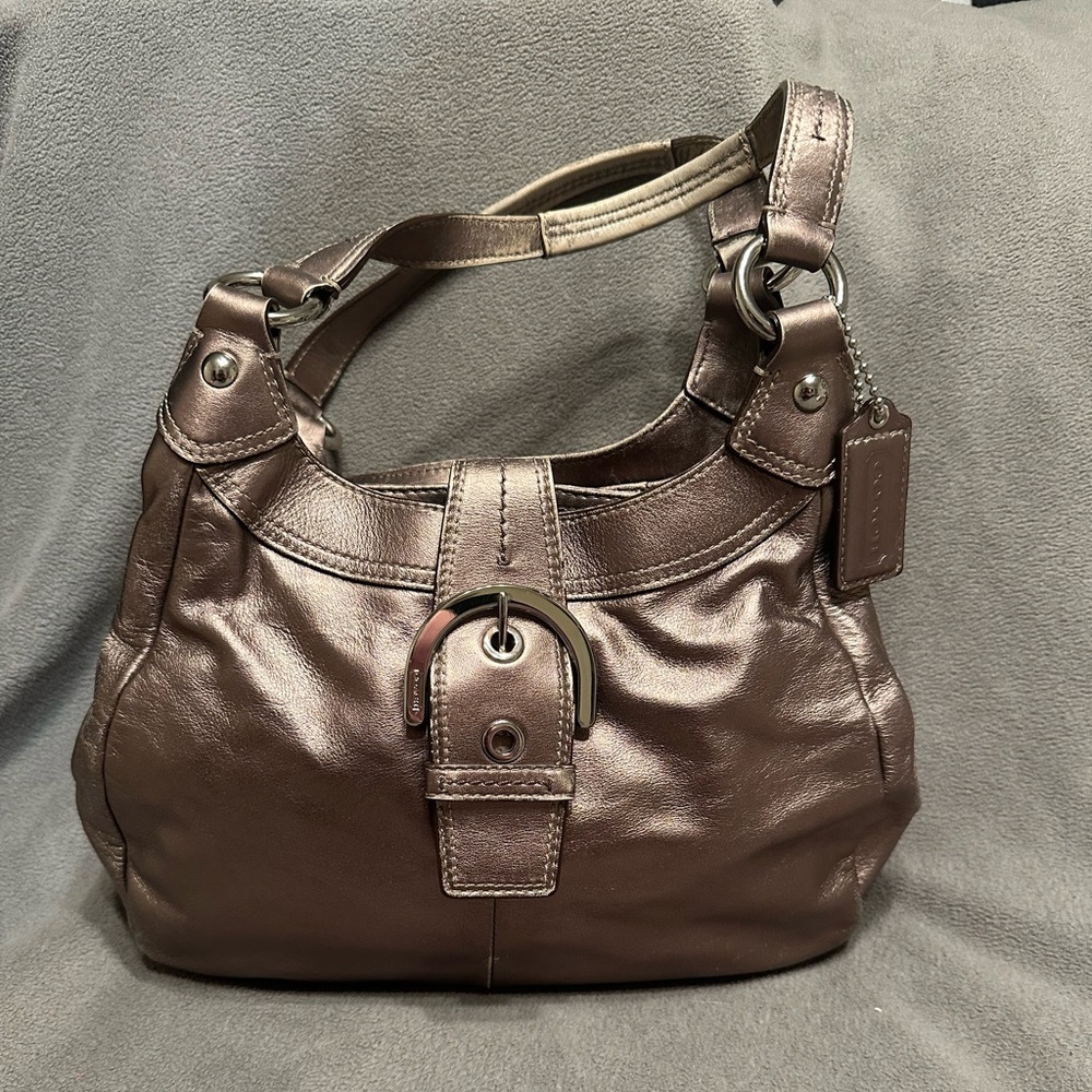 Coach Vintage Soho Lynn Buckle Front Hobo Bag